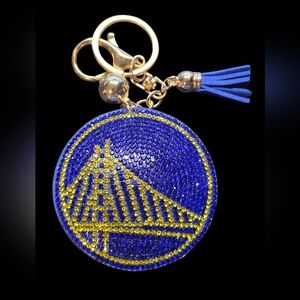 Golden State Warriors Bag Charm Keychain with Tassel